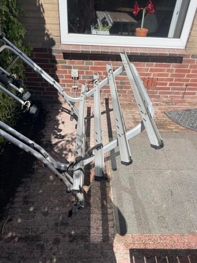 Fiamma fietsendrager voor 4 fietsen volkswagen T4, Ophalen of Verzenden, 3 fietsen of meer, Gebruikt, Achterklepdrager