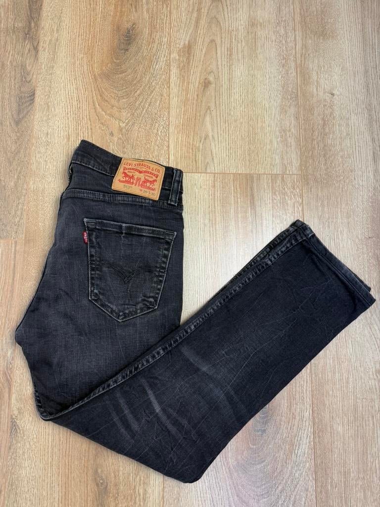 Levi’s 513 jeans zwart maat W29/L30, Kleding | Heren, Spijkerbroeken en Jeans, Ophalen of Verzenden, Zo goed als nieuw, Zwart