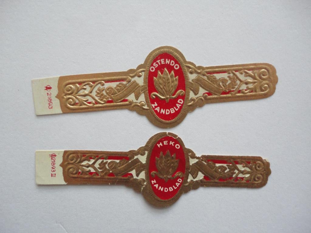 sigarenbandjes 88= 2st, Ophalen of Verzenden, Gebruikt, Sigarenbandjes