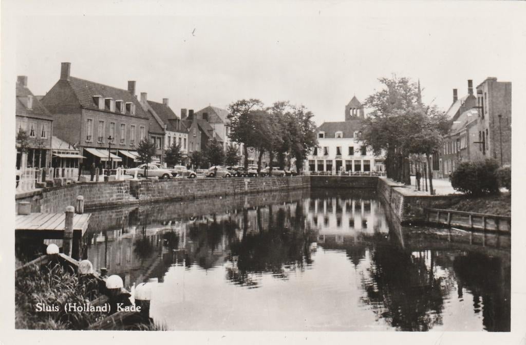 SLUIS Kade, Verzenden, 1940 tot 1960, Ongelopen, Zeeland