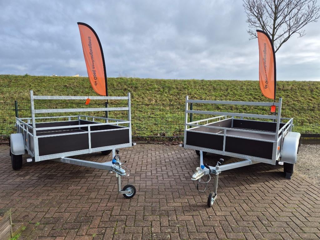 Nieuwe degelijke aanhangwagens uit voorraad, Ophalen, Nieuw