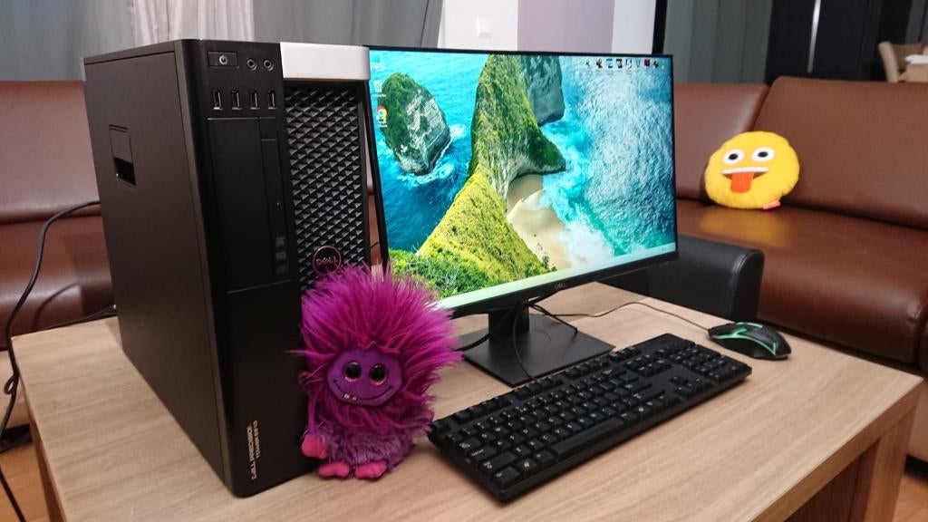 Workstation RTX 3060Ti 32GB NVMe+2TB (12C/24T) + 24" GAMING, Computers en Software, Desktop Pc's, 32 GB, Refurbished, Intel Xeon