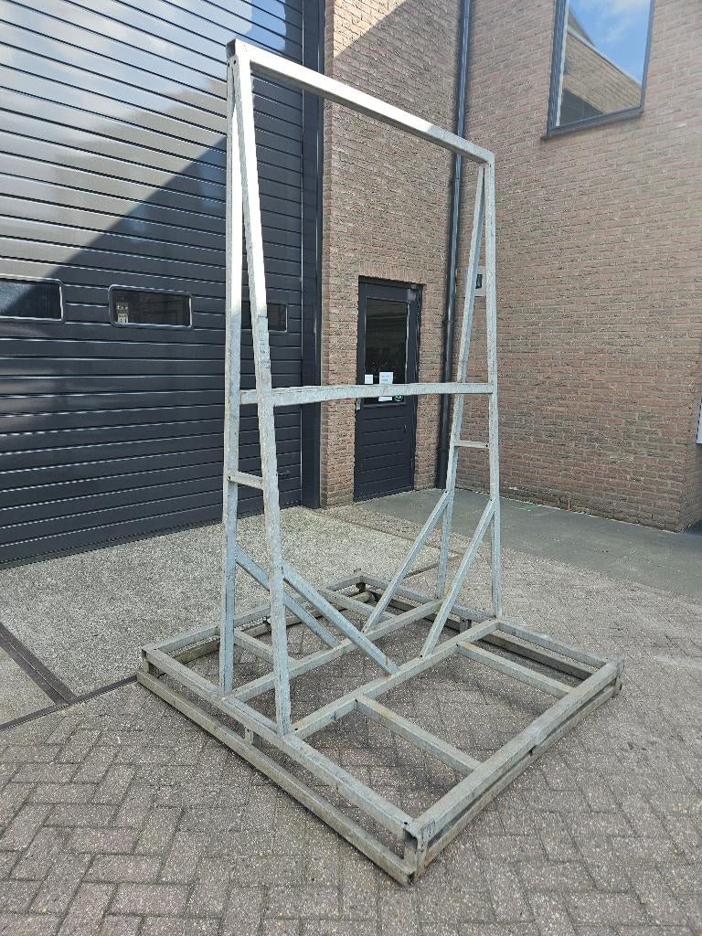 Kozijnbok glasbok gegalvaniseerd, Ophalen, Gevelraam of Ruit, Gebruikt, Minder dan 80 cm