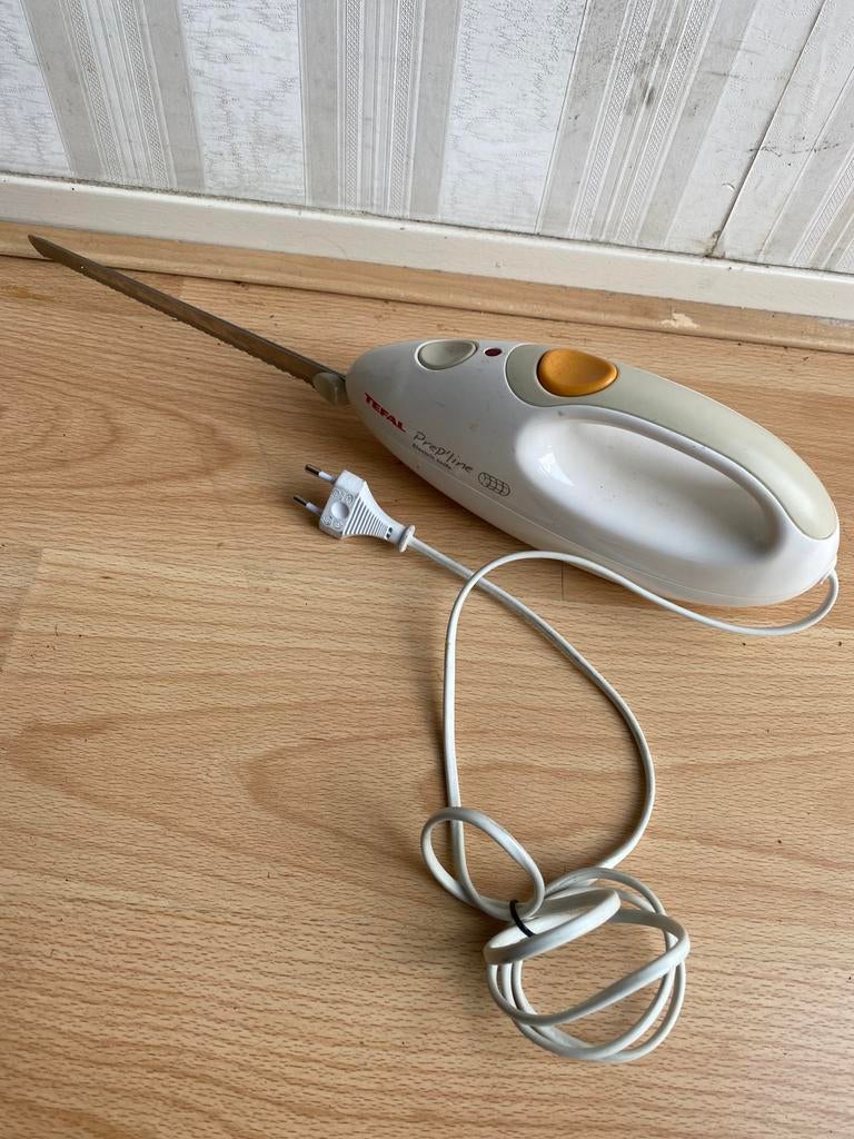 Tefal Prepline elektrische mes, Ophalen of Verzenden, Zo goed als nieuw