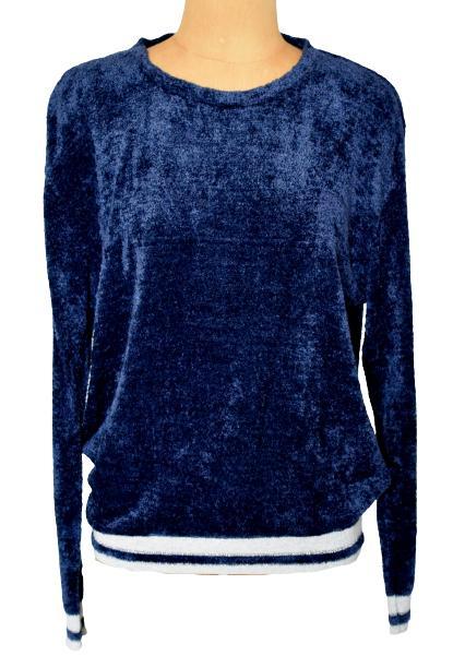 Nieuwe Anna badstof trui, blauw, Mt. M, Kleding | Dames, Truien en Vesten, Nieuw, Maat 38/40 (M), Blauw, Verzenden