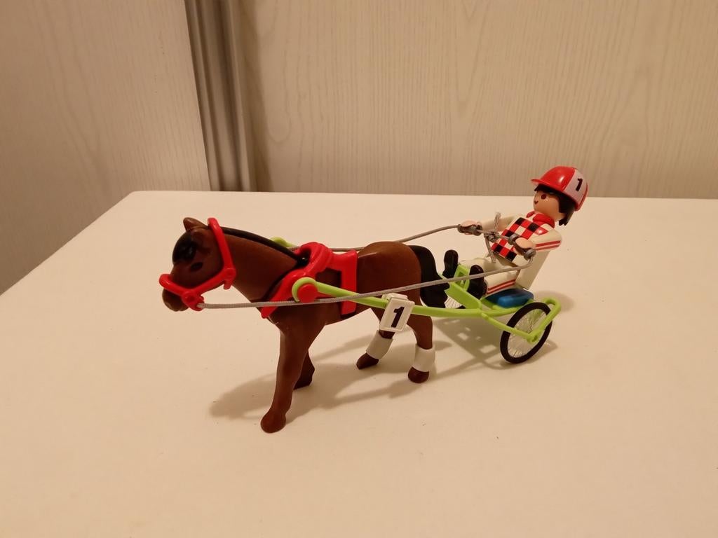 Playmobil 4192 jockey met paard compleet, Ophalen of Verzenden, Zo goed als nieuw, Complete set