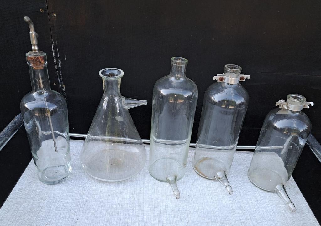 Fles flessen oude laboratorium flessen decoratie, Verzenden