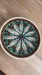 Kutahya antiek wandbord handgeschilderd., Ophalen of Verzenden