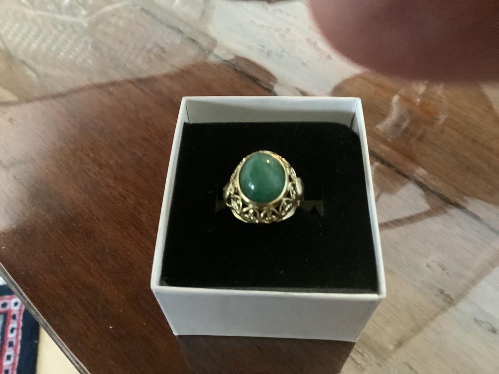 Prachtige 14 kr Gouden Dames met Crystopaat edelsteen 250,00, Sieraden, Tassen en Uiterlijk, Edelstenen, Verzenden, Zo goed als nieuw