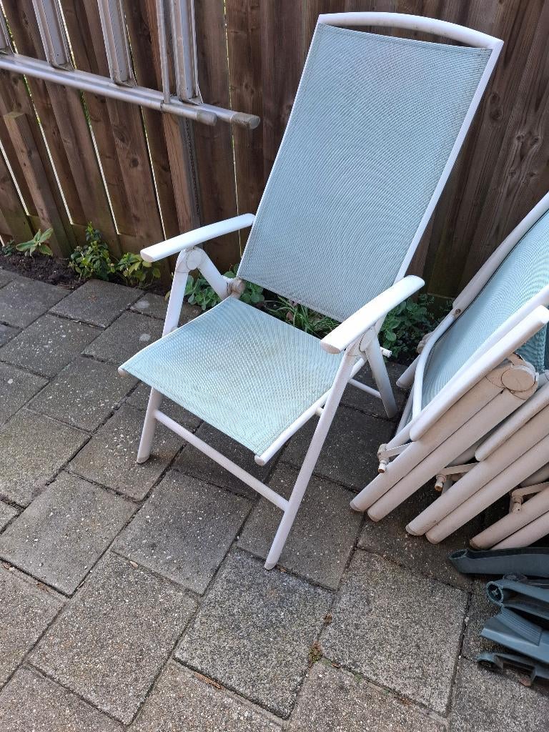 Tuinstoelen, Ophalen, Gebruikt, Overige materialen, Verstelbaar
