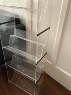Vintage Plexiglas Rekjes - Stapelbaar (13 stuks), Ophalen, Gebruikt
