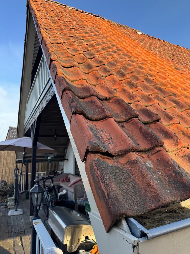 dakpannen Deester, Doe-het-zelf en Verbouw, Dakpannen en Dakbedekking, Ophalen, Gebruikt, Steen of Klei, 15 m² of meer