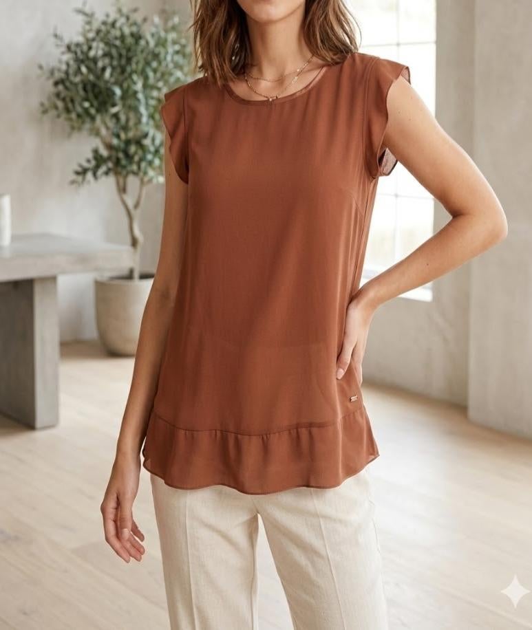 Nieuwe lange blouse van amelie amelie, Verzenden, Nieuw, Maat 38/40 (M), Blauw