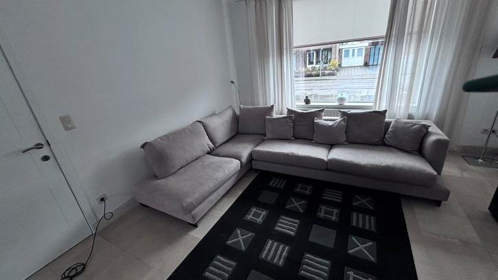 Lounge zithoek, Huis en Inrichting, Banken | Complete zithoeken, Gebruikt, Stof, Ophalen