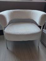 Fauteuil teddy/boucle stof wit, Ophalen of Verzenden
