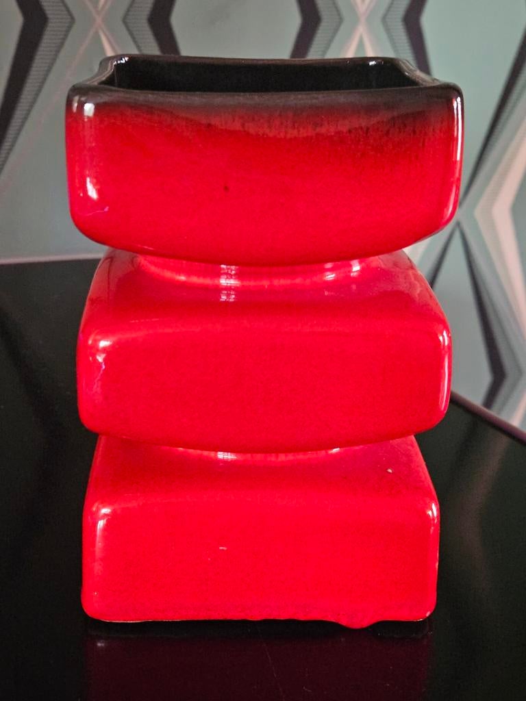 Vintage Steuler kandelaar, Ophalen of Verzenden, Keramiek of Aardewerk