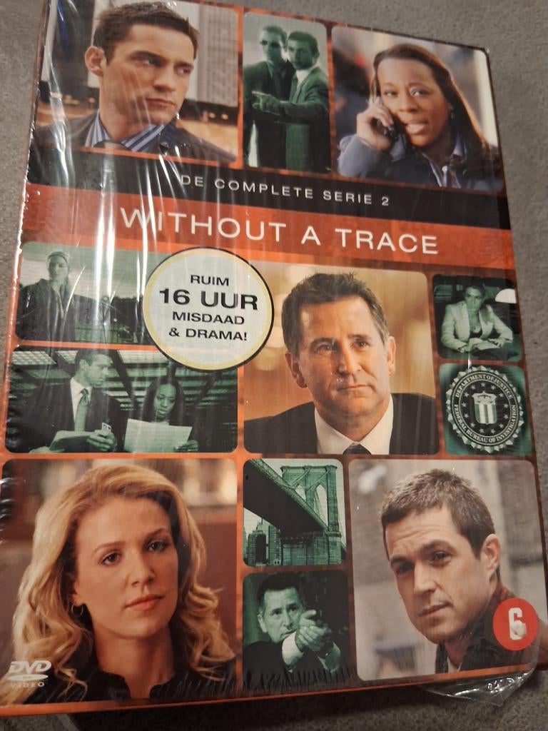 Without a Trace - De Complete Serie 2 DVD Boxse nieuw in vet, Cd's en Dvd's, Dvd's | Tv en Series, Boxset, Drama, Ophalen of Verzenden