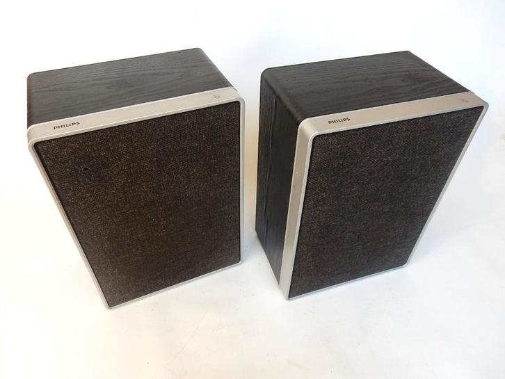 Philips 22ah443 HIFI 2 weg drukkamer speakers, Audio, Tv en Foto, Luidsprekers, Gebruikt, Front, Rear of Stereo speakers, Minder dan 60 watt