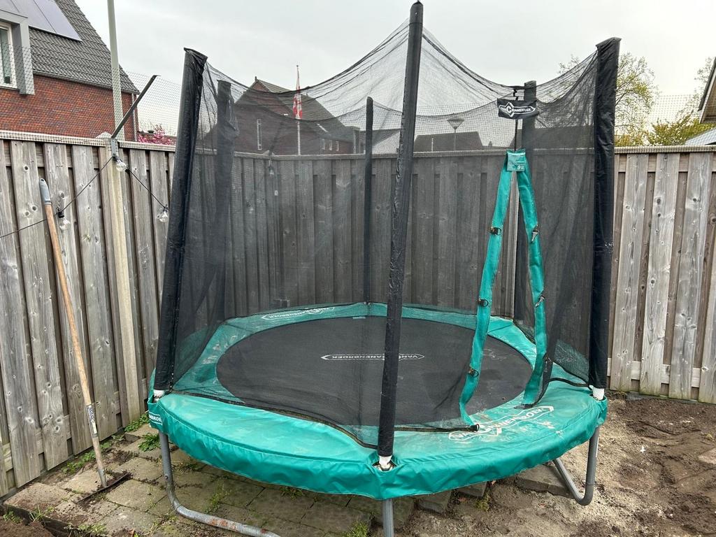 Trampoline met net Ø244 cm (Cranenbroek), Ophalen, Gebruikt