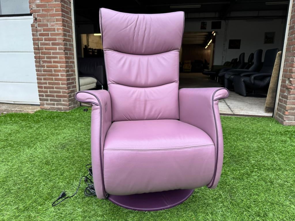 Sta-op stoel PROMINENT Wilson Frans Molenaar paars leer, Huis en Inrichting, Ophalen, Prominent, Geen, Pahest@hotmail.nl