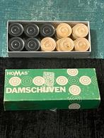 Vintage Homas Damschijven -  Bordspel Compleet, Ophalen of Verzenden, Minder dan 500 stukjes, Zo goed als nieuw, Schaken