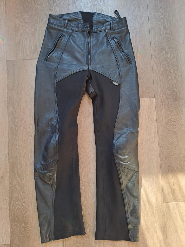 Richa Freedom Leren Dames Motorbroek - Zwart, Maat 44 (UK16), Motoren, Kleding | Motorkleding, Ophalen of Verzenden, Tweedehands
