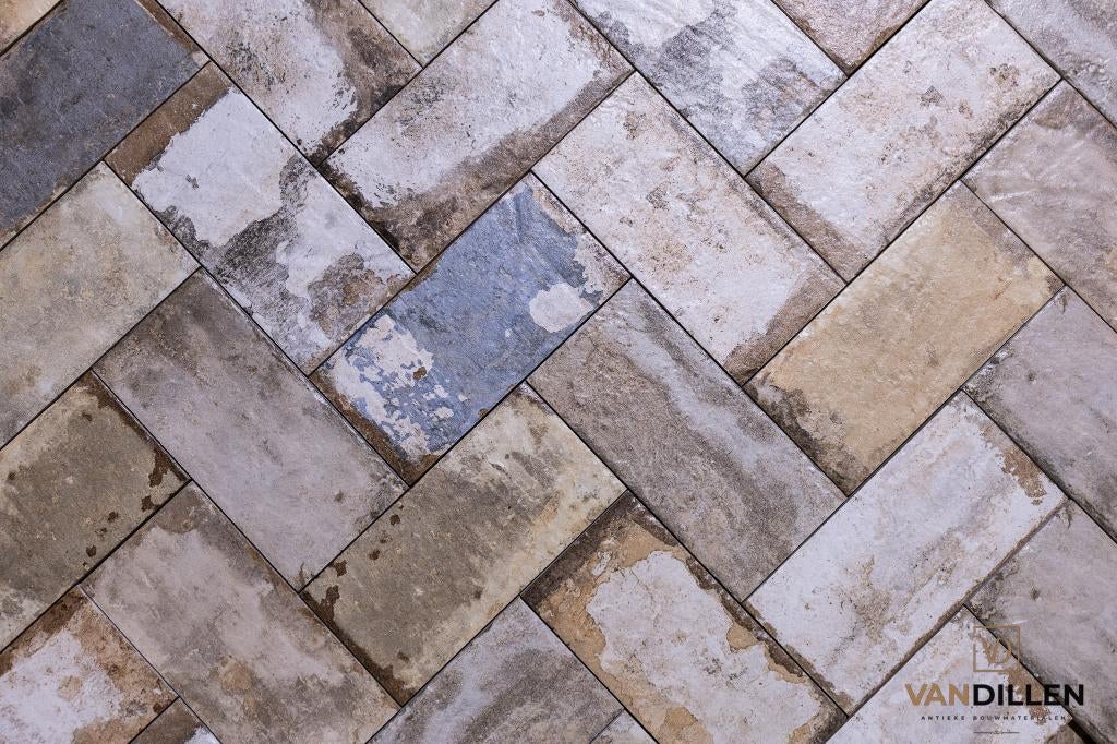 Verouderde vloer - wandtegels met karakter Deco lijn, Keramiek, Nieuw, Ophalen of Verzenden, 20 tot 40 cm