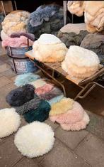 Schapenvachtjes 2 STUKS rond / vierkant  op maat mogelijk, Gebruikt, Etten-Leur, DJT@dejuistetoon.eu, Minder dan 50 cm