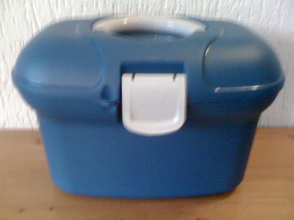 Beauty Case, Sieraden, Tassen en Uiterlijk, Beautycases, Ophalen of Verzenden, Nieuw, Blauw, Hardcase