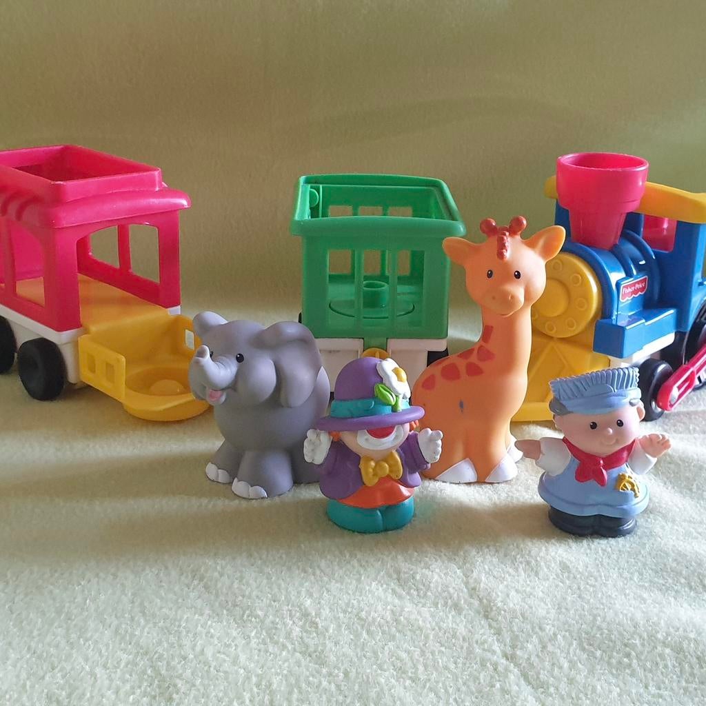 Fisher Price Circus trein, Kinderen en Baby's, Speelgoed | Fisher-Price, Ophalen of Verzenden, Zo goed als nieuw, Speelset