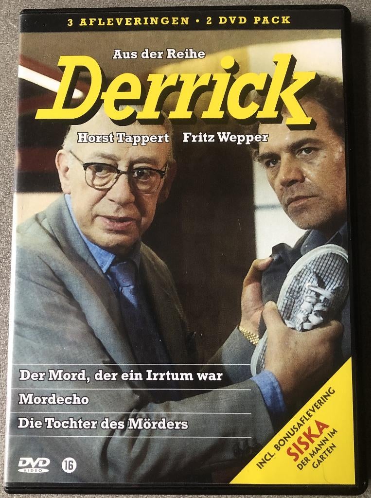 Derrick- 2 DVD’s - BOXSET, Cd's en Dvd's, Dvd's | Tv en Series, Alle leeftijden, Ophalen of Verzenden, Zo goed als nieuw, Boxset
