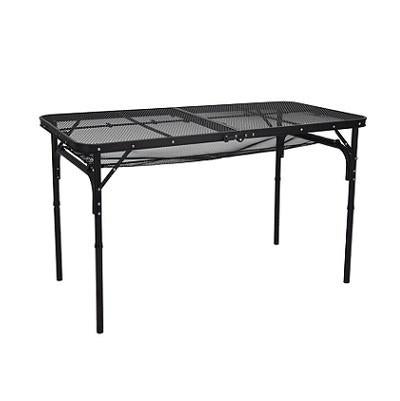 Zwarte Aluminium tafel Nu € 49,-, Campingtafel, Www.kampeerkoopje.nl, Info@kampeerkoopje.nl, Nieuw