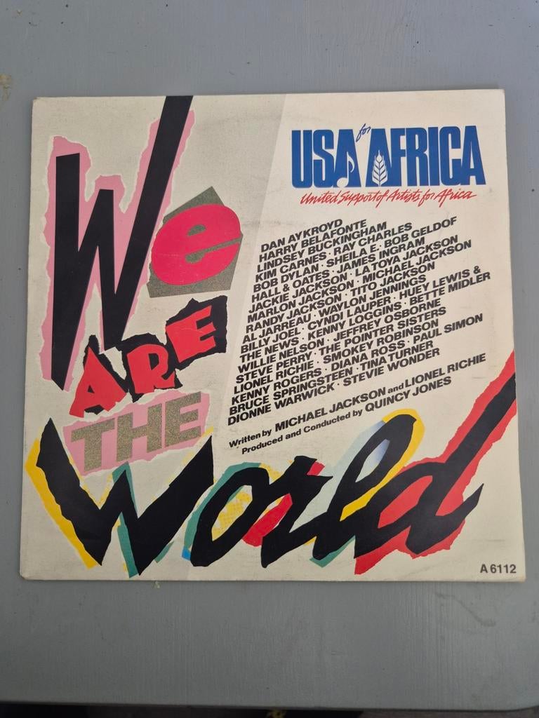 USA For Africa - We Are The World single, Ophalen of Verzenden