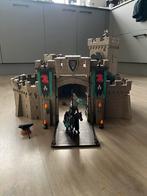 Playmobil Valkenridderskasteel 4866 + hoeveelheid ridders, Kinderen en Baby's, Speelgoed | Playmobil, Ophalen, Gebruikt, Complete set