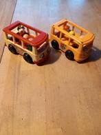 Vintage fisher price mini busjes, Ophalen of Verzenden, Gebruikt