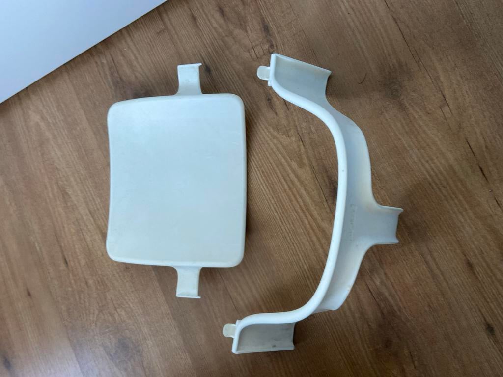 Stokke Tripp Trapp Babyset Wit, Ophalen of Verzenden, Gebruikt, Meegroeistoel, Stoelverkleiner