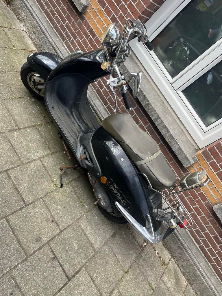 Sensa scooter, blauw kenteken, start moeizaam, Ophalen of Verzenden, Gebruikt, Overige typen, Overige merken