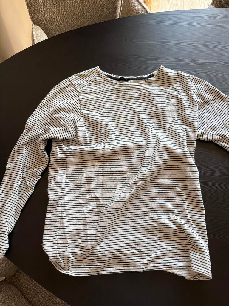 Dstrezzed trui gestreept maat L, Kleding | Heren, Truien en Vesten, Ophalen, Zo goed als nieuw, Maat 52/54 (L), Zwart