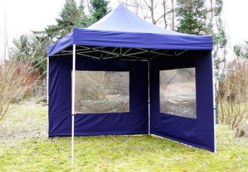 Profi Easy-Up Vouwpaviljoen/Vouwtent/Partytent 3x3m Blauw, Tuin en Terras, Partytenten, Opvouwbaar, Partytent, Nieuw, Minder dan 5 meter
