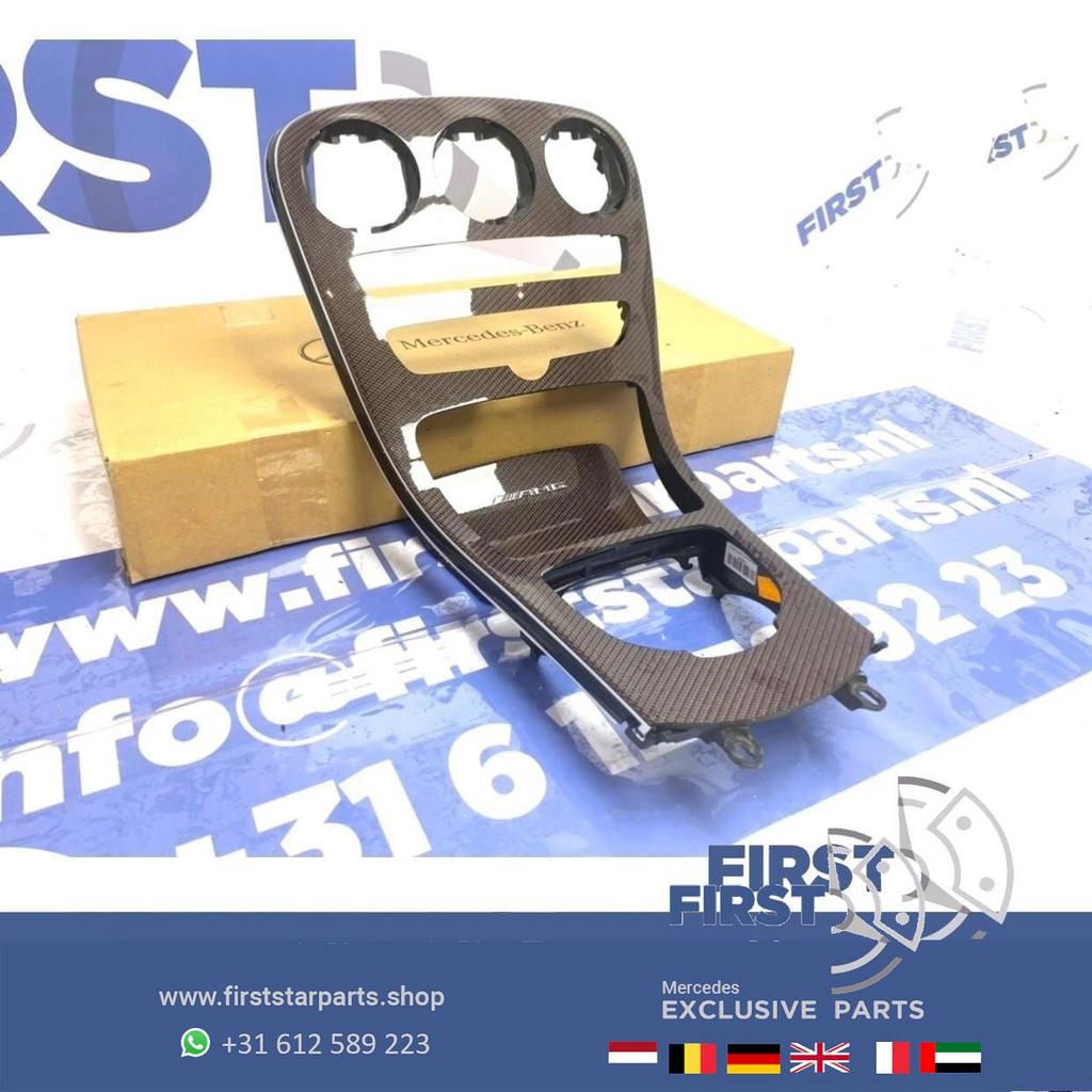 W205 C63 AMG Edition 1 Carbon midden console origineel MB 63, Gebruikt, -, Ophalen of Verzenden, -