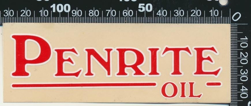 Sticker: Penrite Oil (3), Ophalen of Verzenden, Zo goed als nieuw, Auto of Motor