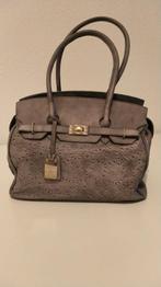 Splinternieuwe grijze leren damestas, Sieraden, Tassen en Uiterlijk, Tassen | Damestassen, Ophalen, Nieuw, Grijs, Handtas