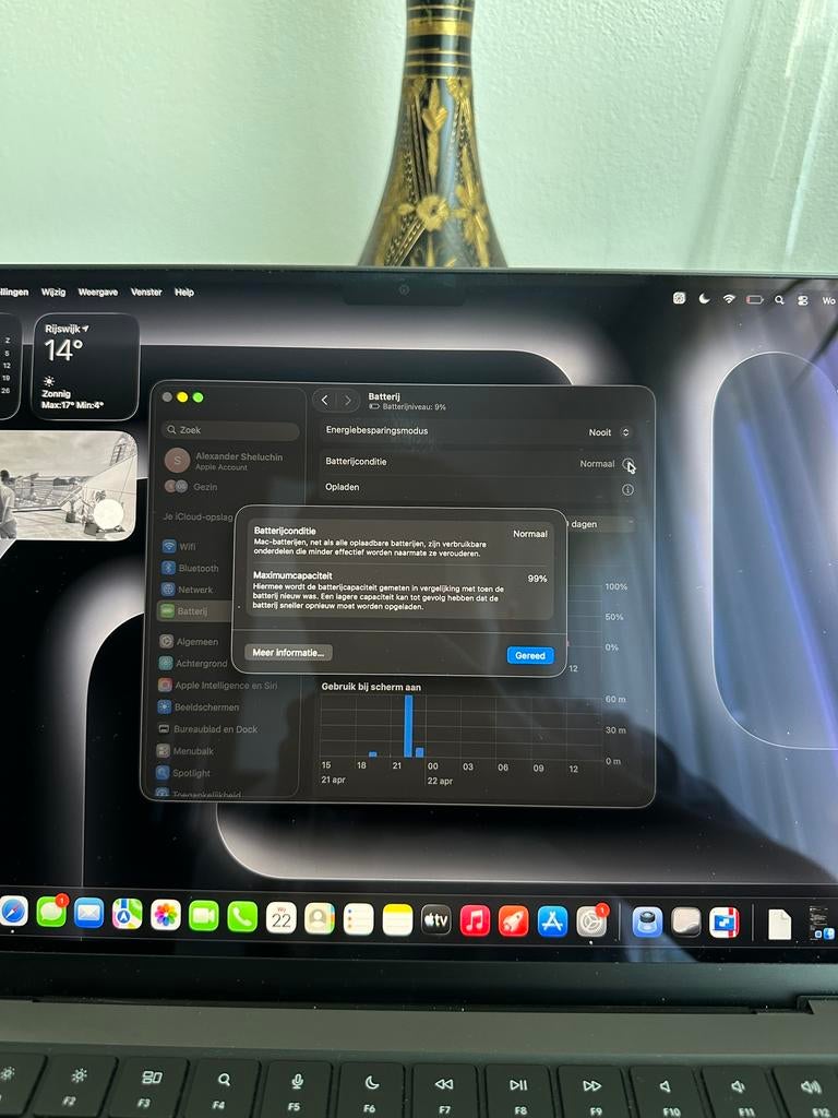 M4 Macbook Pro, Computers en Software, Apple Macbooks, MacBook Pro, 2 tot 3 Ghz, Qwerty, Overige groottes