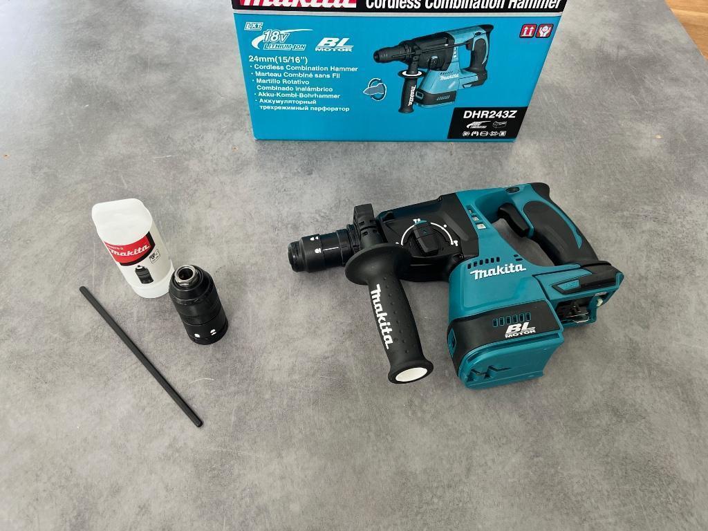 Makita DHR243Z 18V accu LXT Combihamer SDS-Plus Brushless, Doe-het-zelf en Verbouw, Ophalen of Verzenden, Nieuw, Overige typen