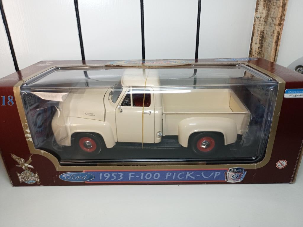 Ford F-100 Pick-Up 1953 Schaalmodel 1:18, Hobby en Vrije tijd, Modelauto's | 1:18, Ophalen of Verzenden, Zo goed als nieuw, Auto