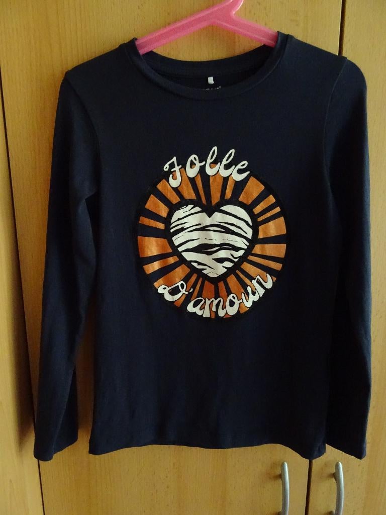 Name it shirt, Kinderen en Baby's, Kinderkleding | Maat 134, Meisje, Ophalen of Verzenden, Zo goed als nieuw, Shirt of Longsleeve