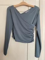 Cropt top weekday, Ophalen of Verzenden, Zo goed als nieuw, Blauw