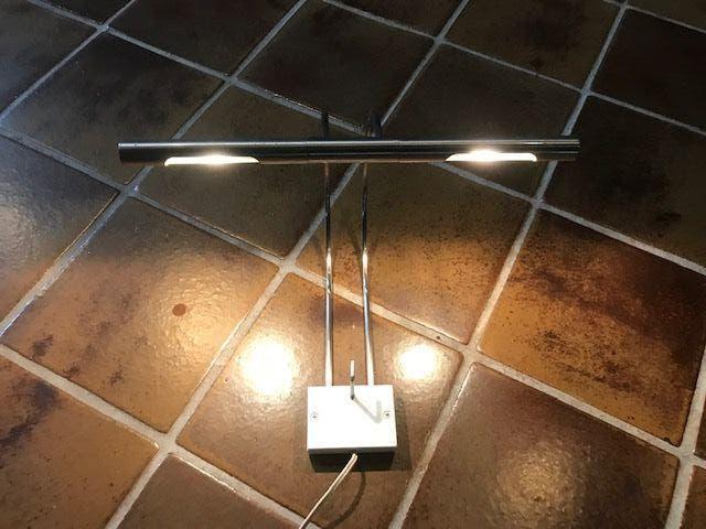 wandlamp schilderij lamp spot RVS schilderijspot, Huis en Inrichting, Lampen | Wandlampen, Zo goed als nieuw, Metaal, Ophalen of Verzenden