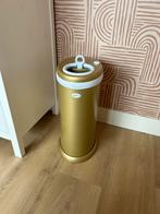 Mooie stijlvolle Ubbi Luieremmer Goud Geurloos, Ophalen, Zo goed als nieuw, Overige typen