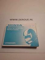 78 0WNERS MANUAL HONDA VFR 800F1 (W)  USED, Motoren, Handleidingen en Instructieboekjes, Ophalen of Verzenden, Honda